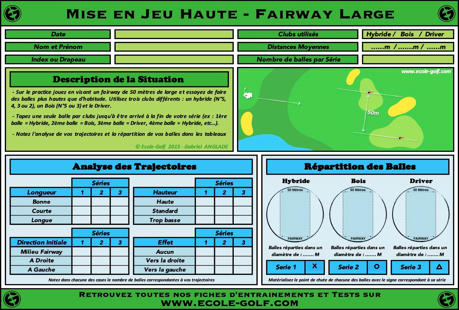 Mise en jeu Haute - Fairway Large