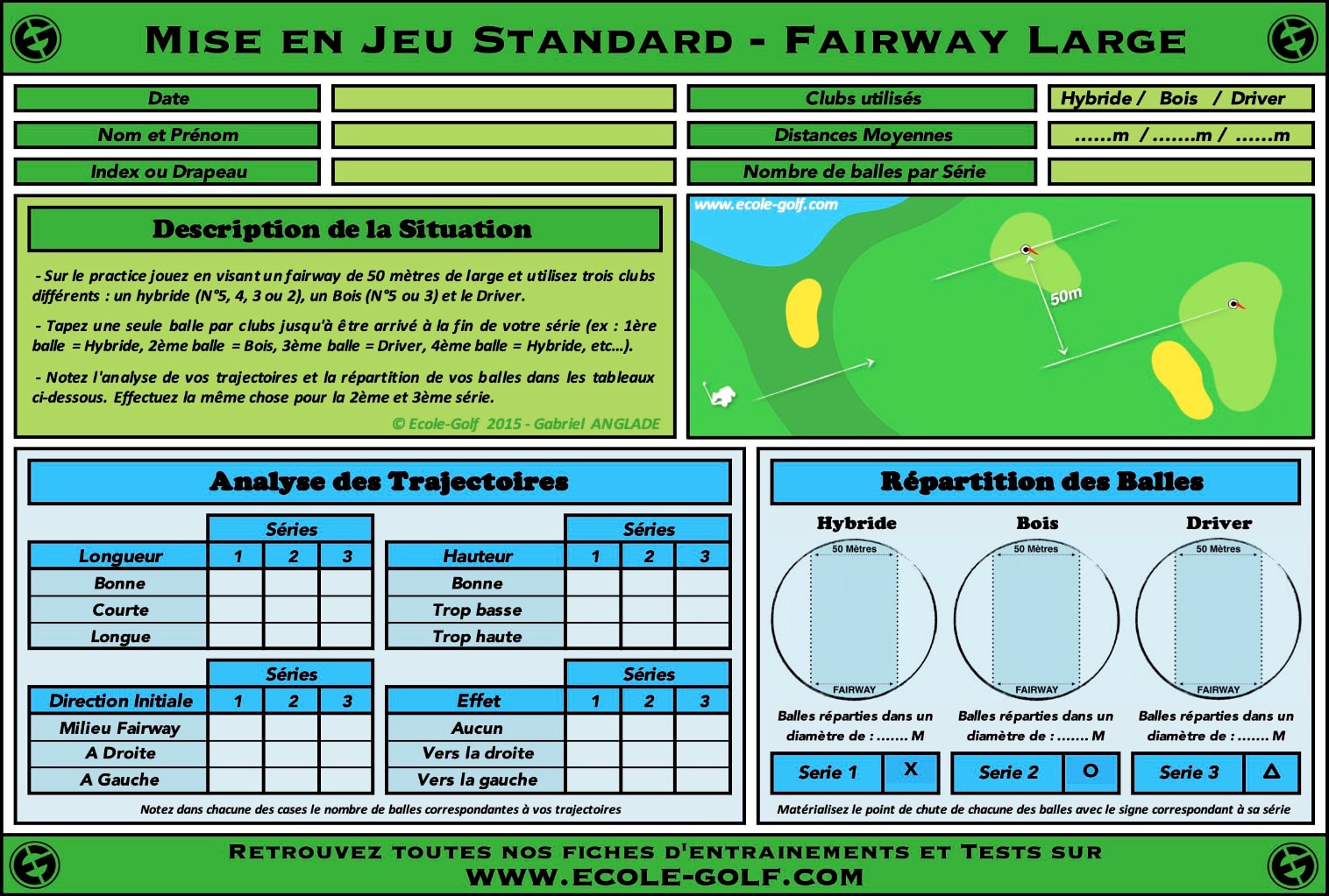 Mise en Jeu Standard - Fairway Large