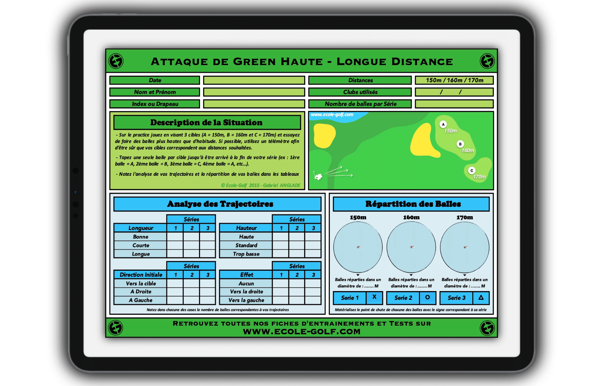 Attaque de Green Haute - Longue Distance - Slider