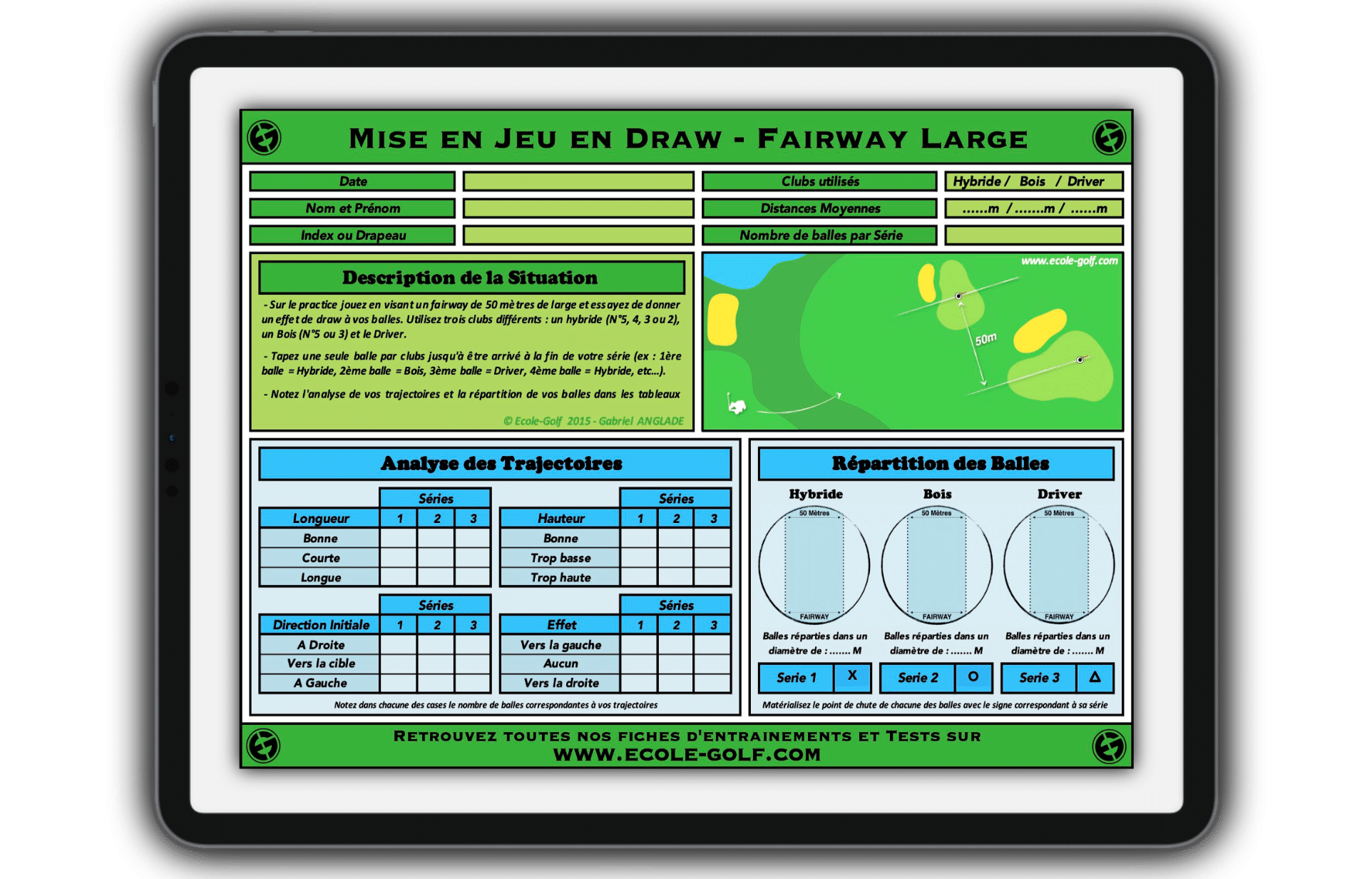 Mise Jeu Draw - Fairway Large - Slider