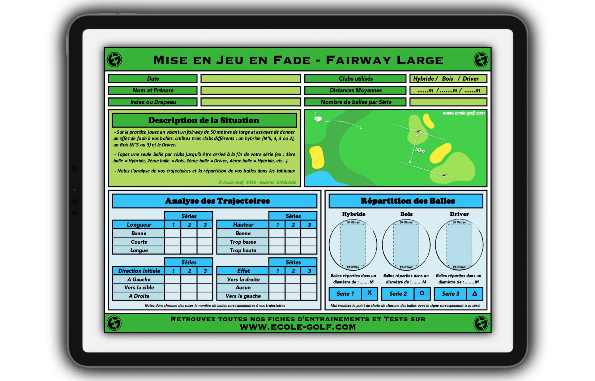 Mise Jeu Fade - Fairway Large - Slider