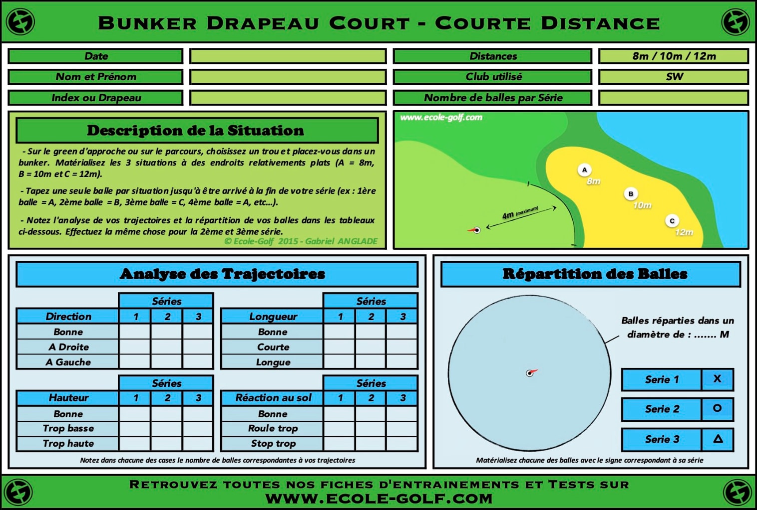 Bunker Drapeau Court - Courte Distance