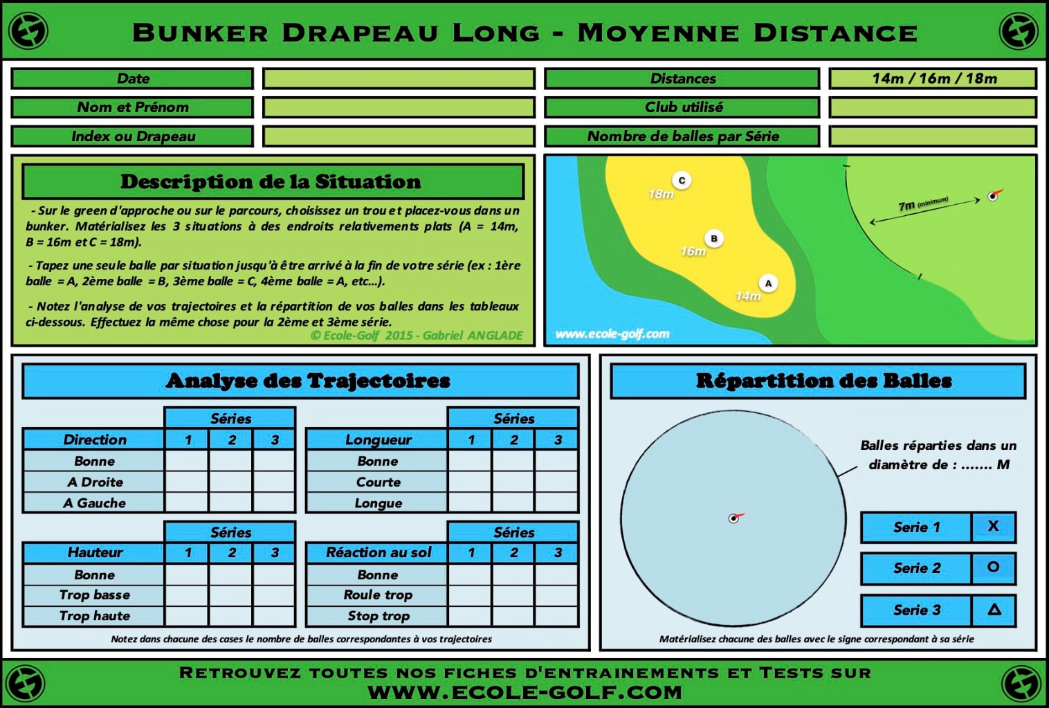 Bunker Drapeau Long - Moyenne Distance