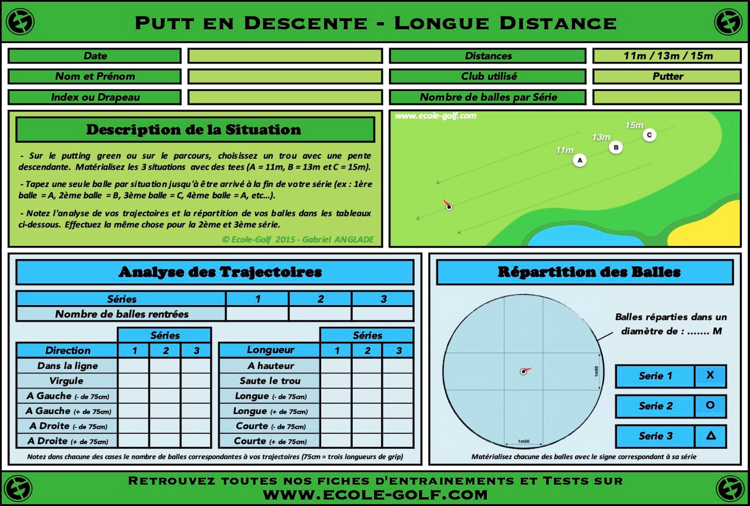Putt en Descente - Longue Distance