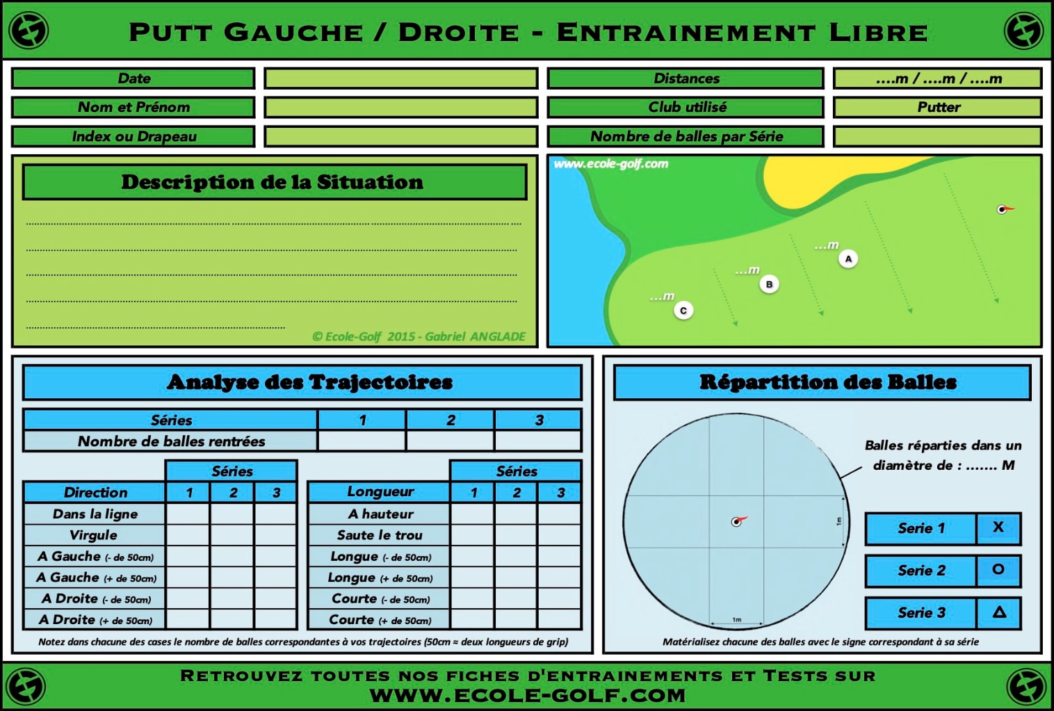 Putt Gauche Droite - Entrainement Libre