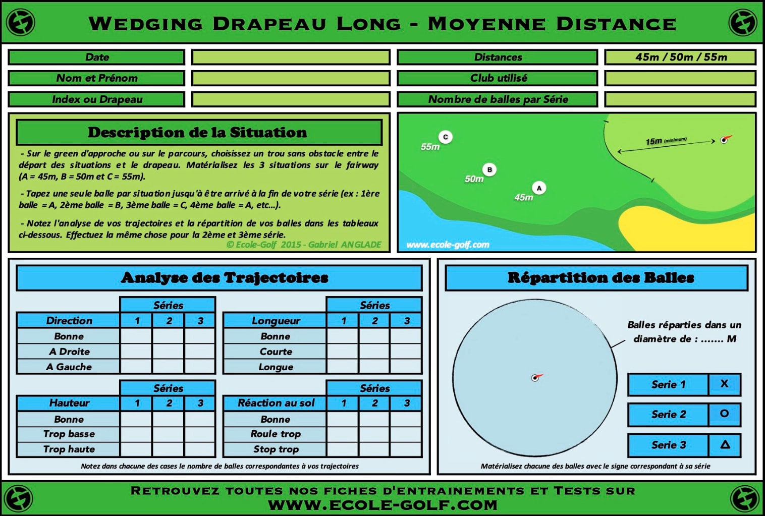 Wedging Drapeau Long - Moyenne Distance