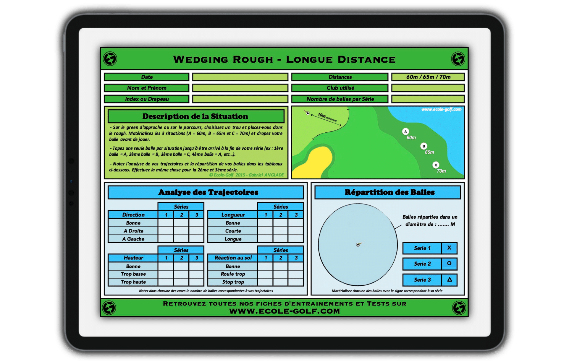 Ipad Fiches Entrainement - Wedging Rough