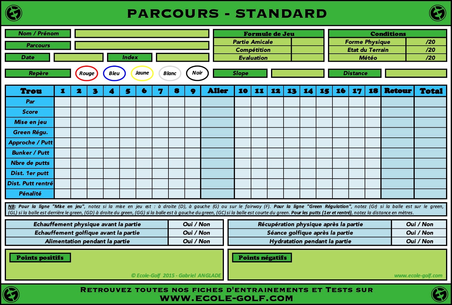 Parcours - Standard