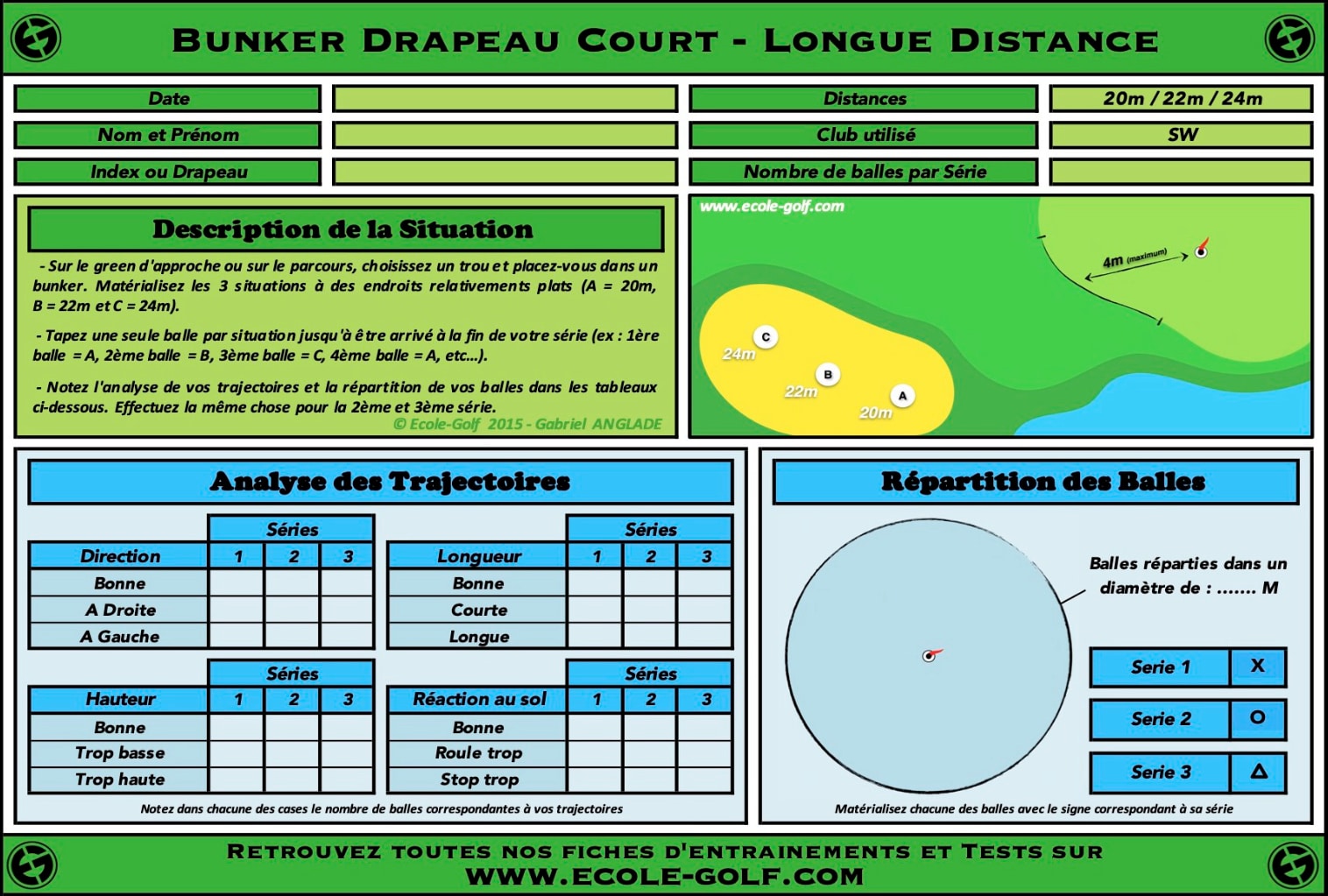 Bunker Drapeau Court - Longue Distance